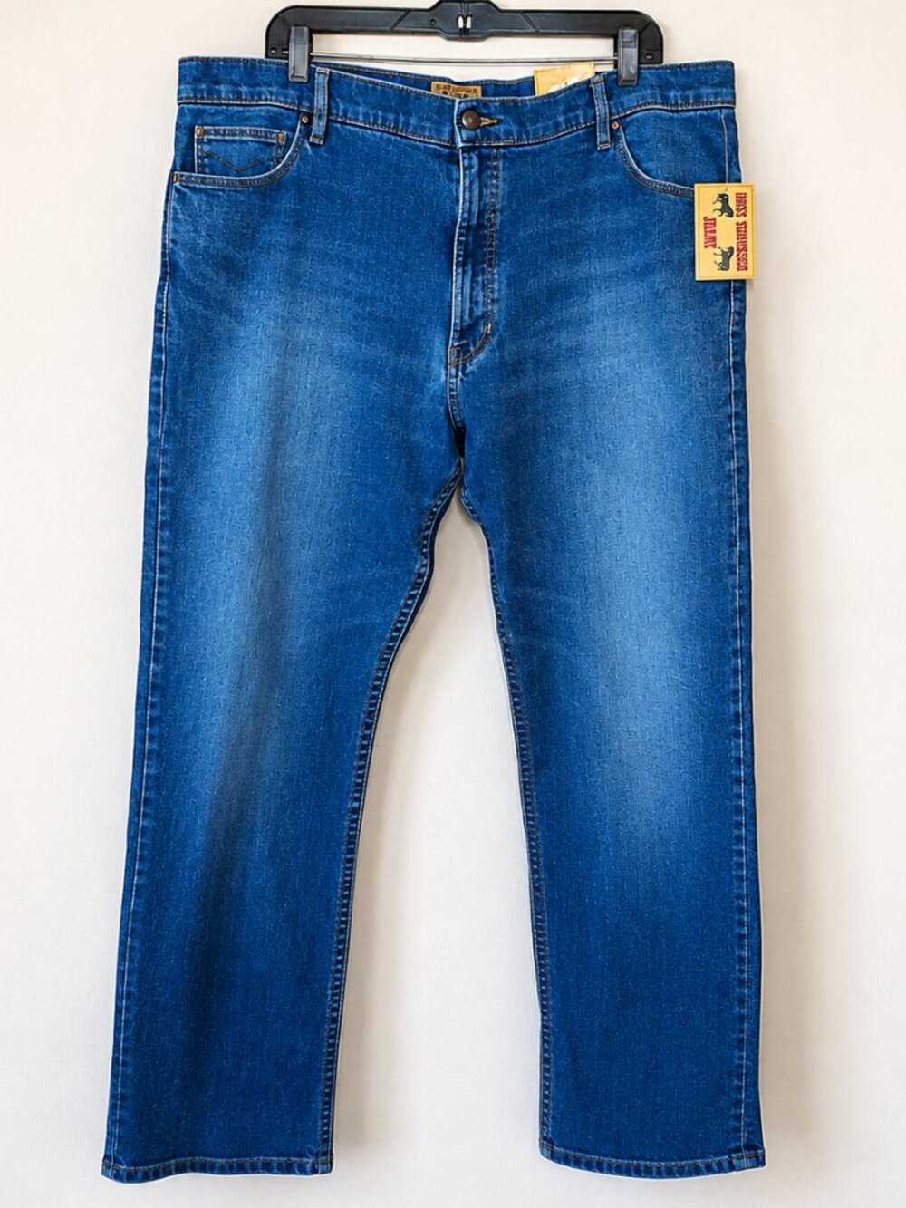 Ross Thomson Men's Big & Tall Denim Straight Stone Wash Jeans SZ 42X30